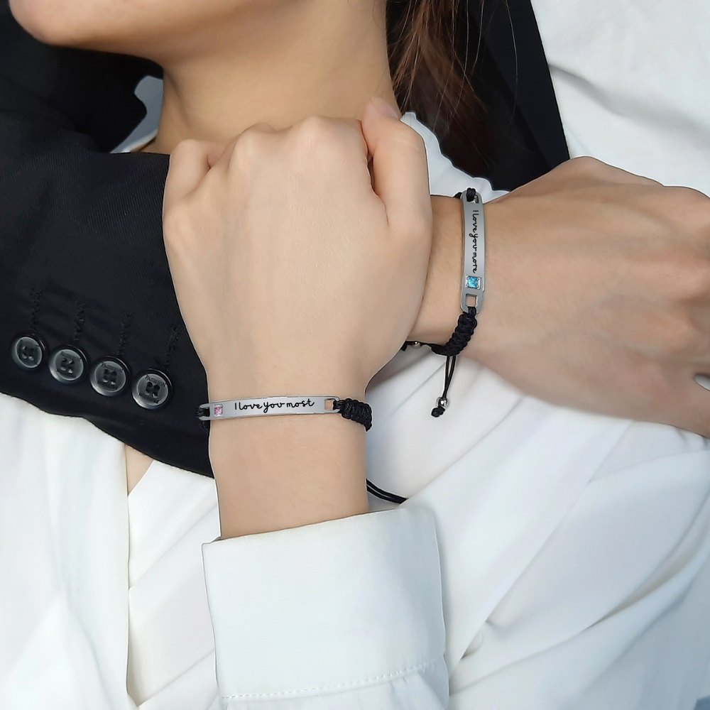 Magnetische Herzarmbänder für Paare