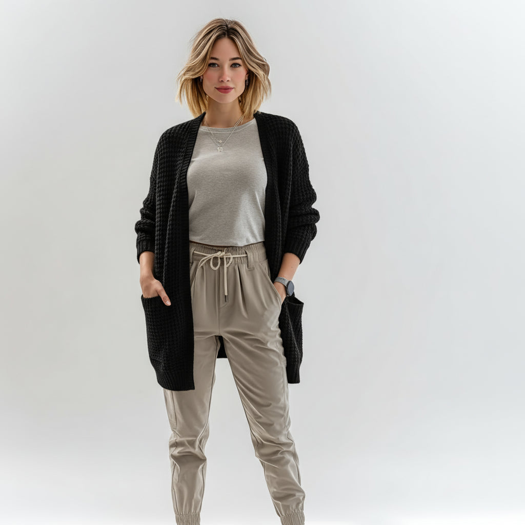 Clara | Weicher Strick-Cardigan mit Taschen