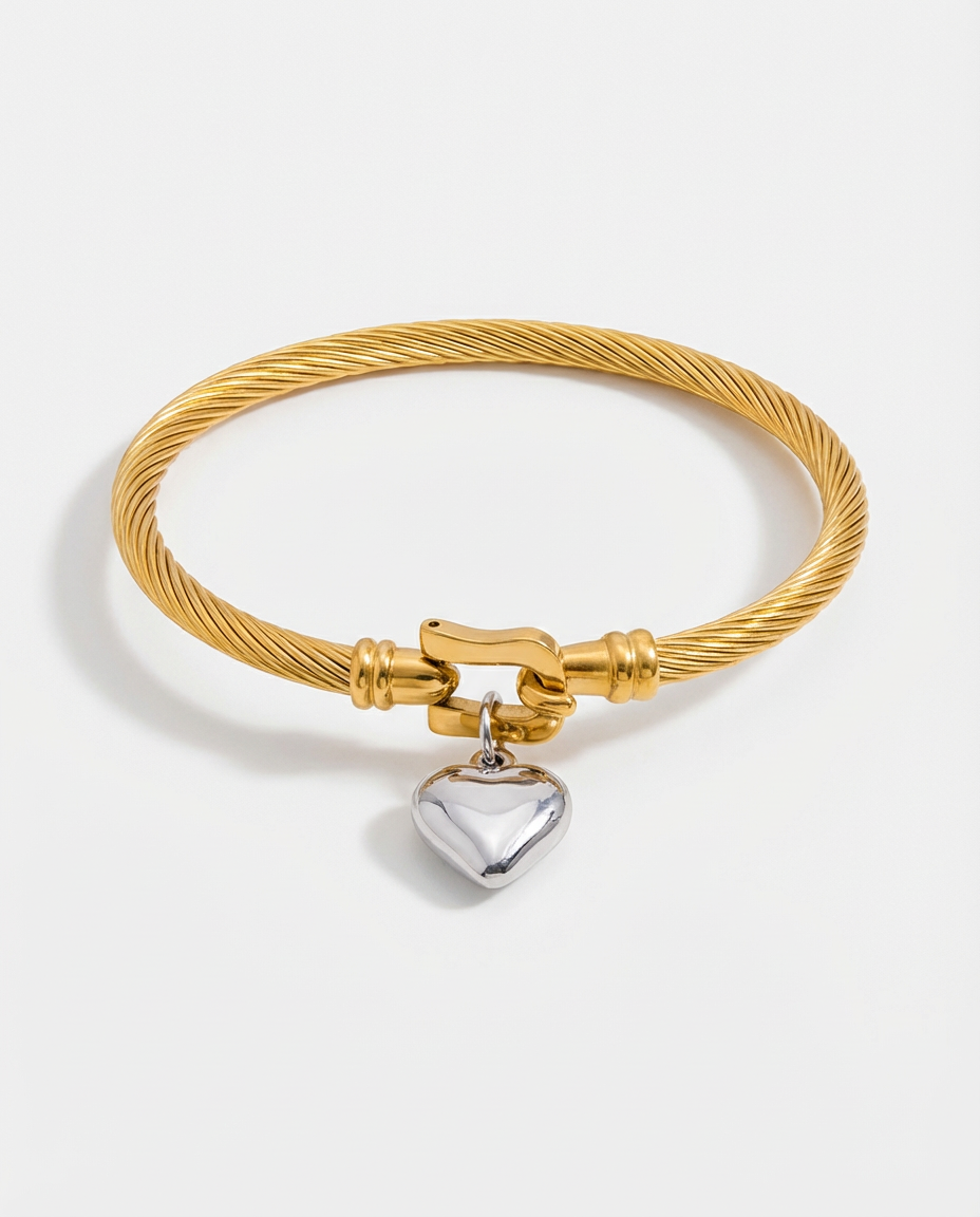 Herzanhänger-Armband