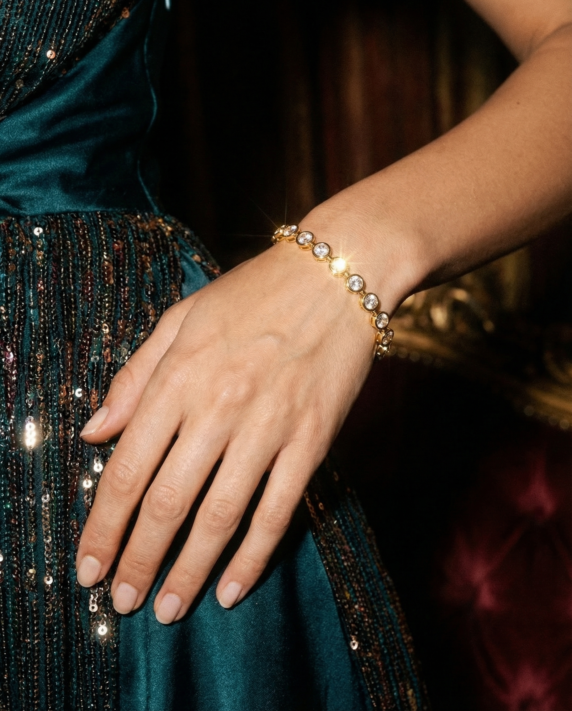 Isla Tennis Bracelet