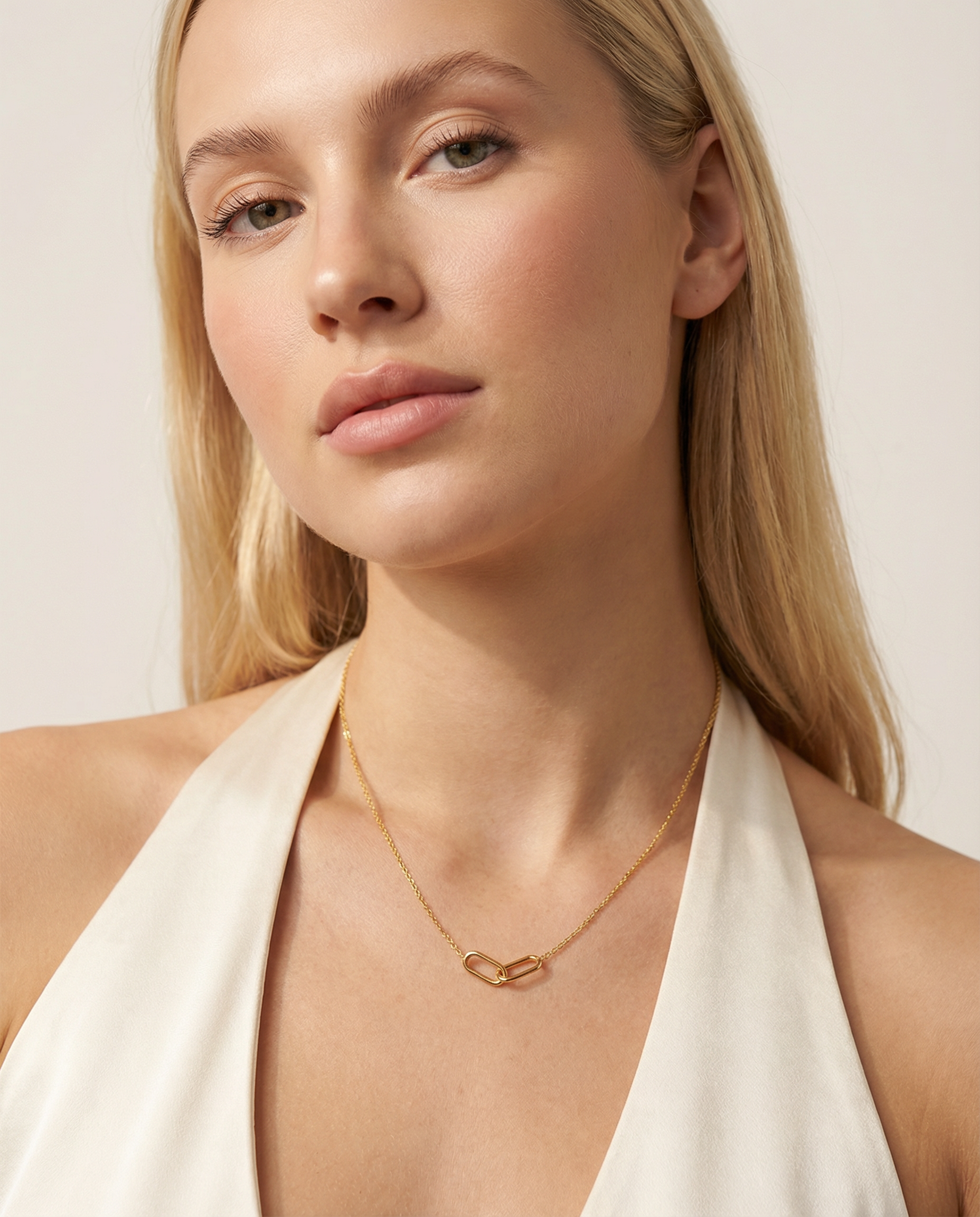Sienna Paperclip Layered Necklace