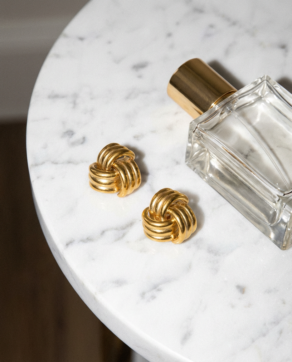 Die Knoten-Ohrstecker