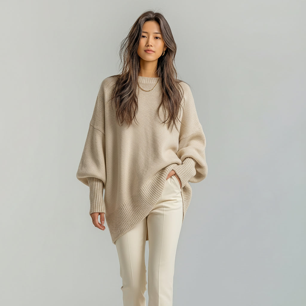 Hannelore – Soft round-neck sweater