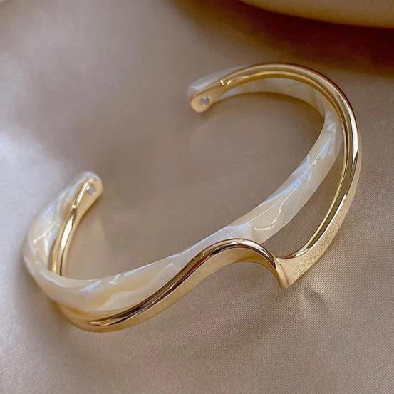 Armband mit goldenem Opalglanz | Gold