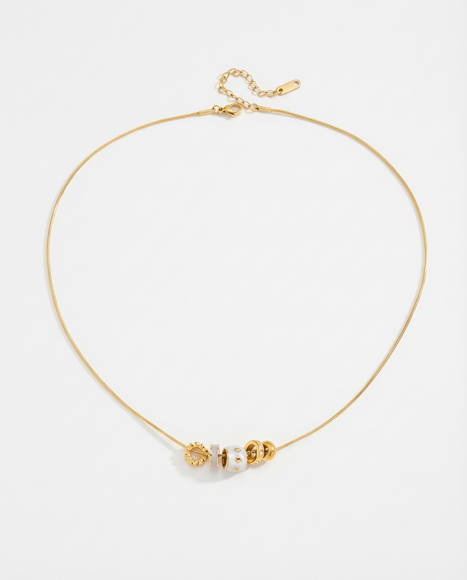 Perlenanhänger-Halskette