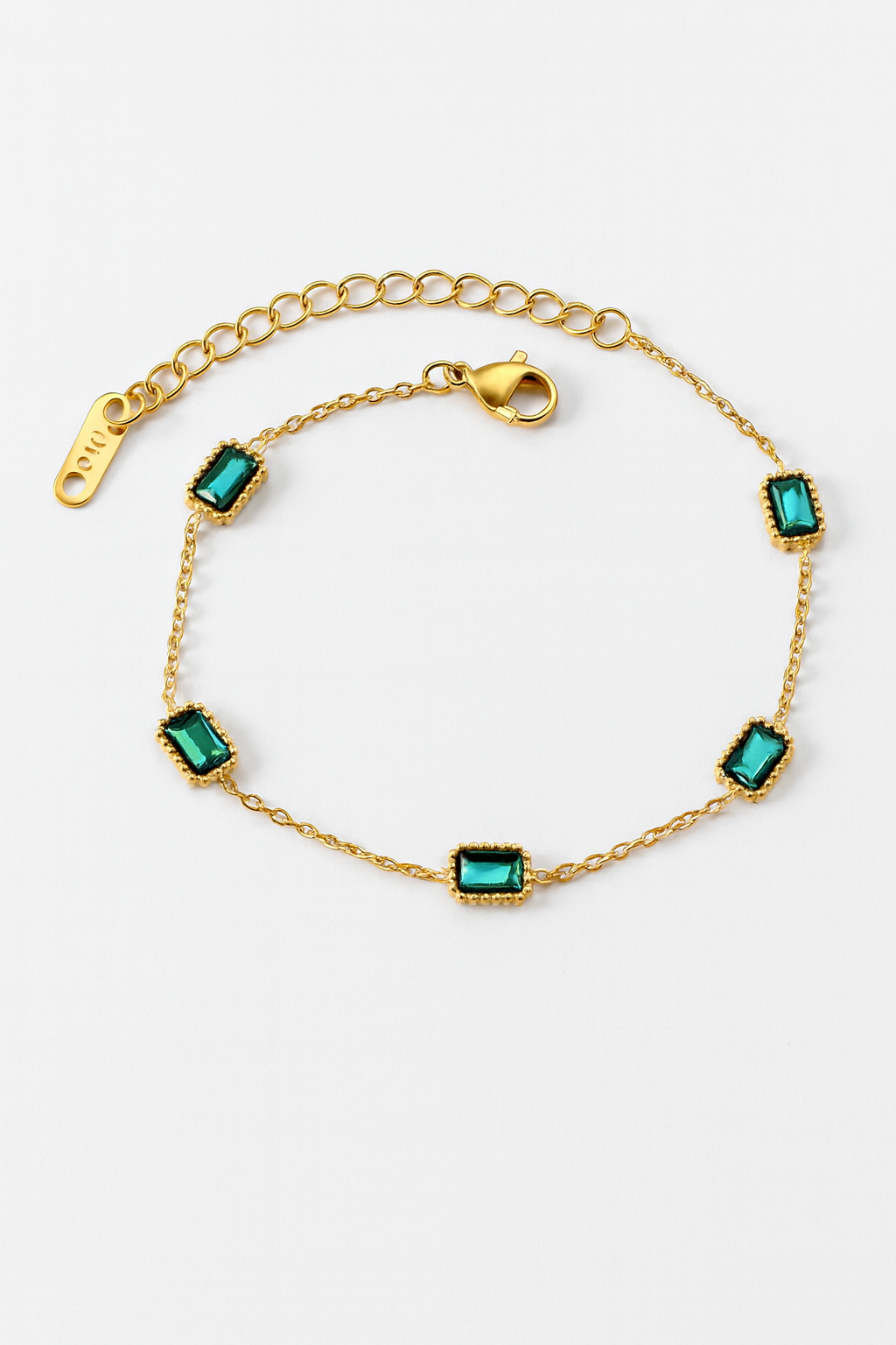 Armband aus Smaragd-Edelstein