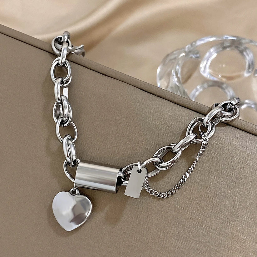 Herzförmiges Armband | Gold