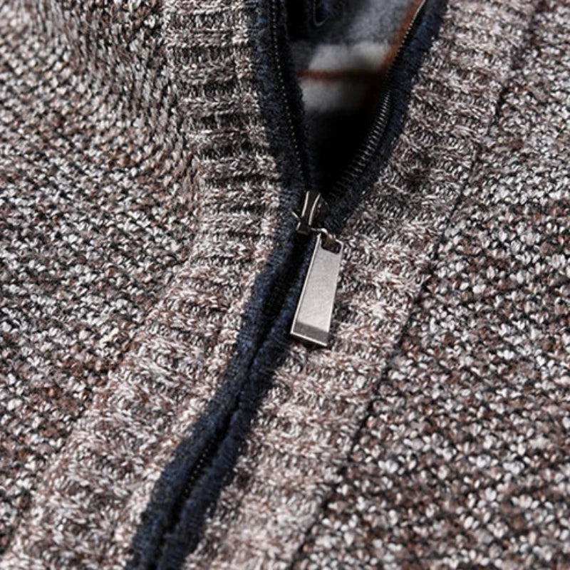 Markus | Herren-Strickjacke mit Reißverschluss