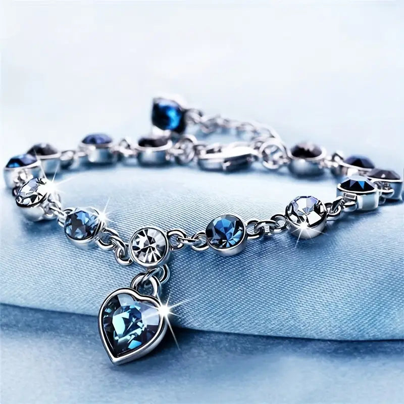 Ozean Herz Glanz Armband