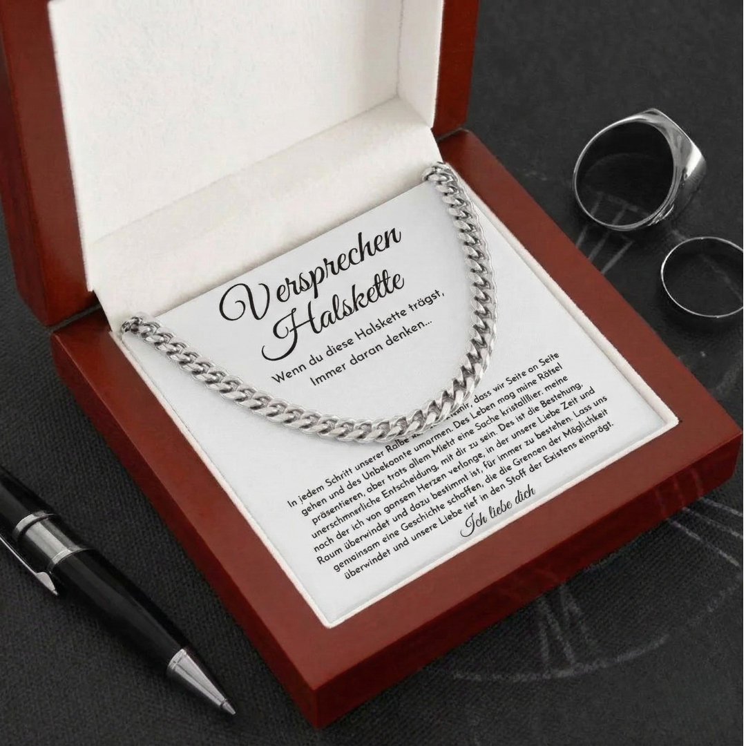 Promises Halskette aus Sterling Silber