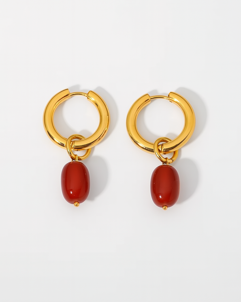 Rosa Red Earrings