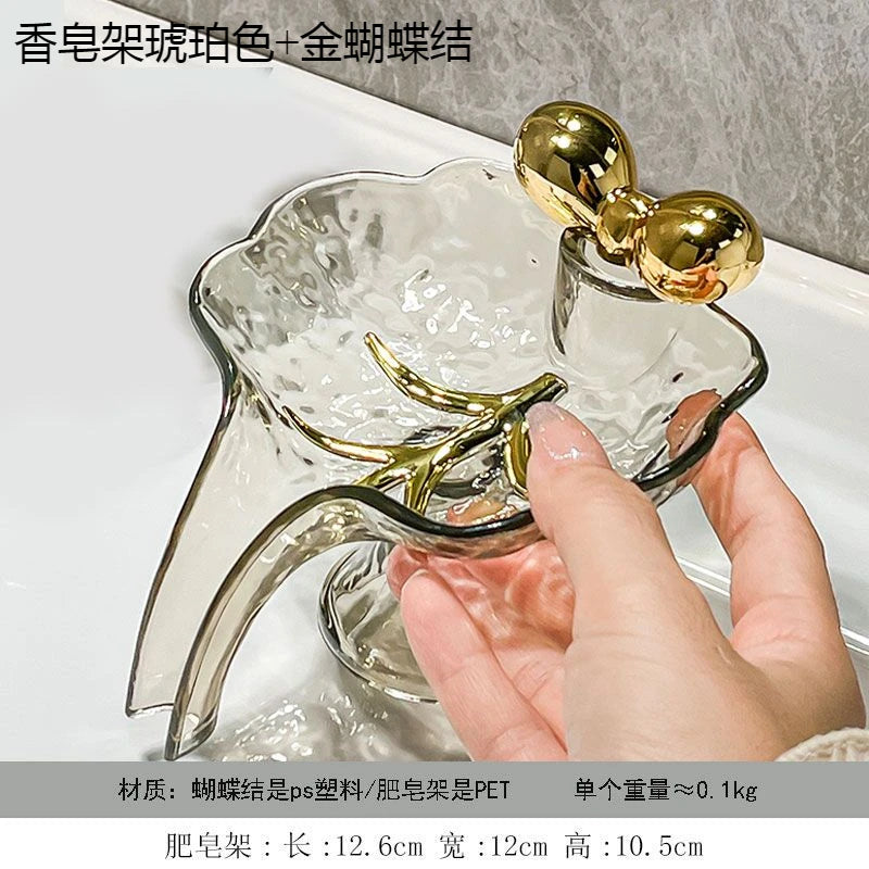 Luxury Deer Soap Box Toilet Soap Box Ins Home Bathroom Soap Storage Drain Storage Rack Soap Dish