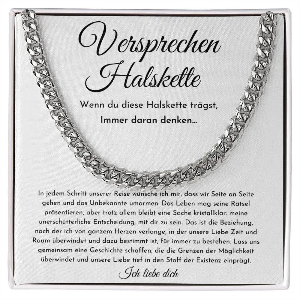 Promises Halskette aus Sterling Silber