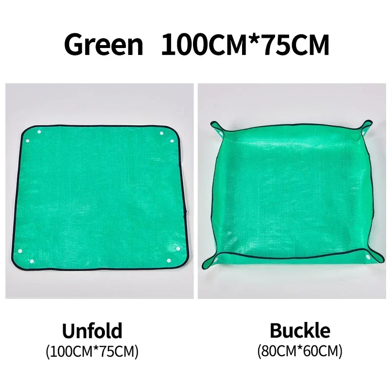 50cm/100cm Flower Pot Planting Mat Transplanting Waterproof Mats Gardening Potting Pad Foldable Garden Plant