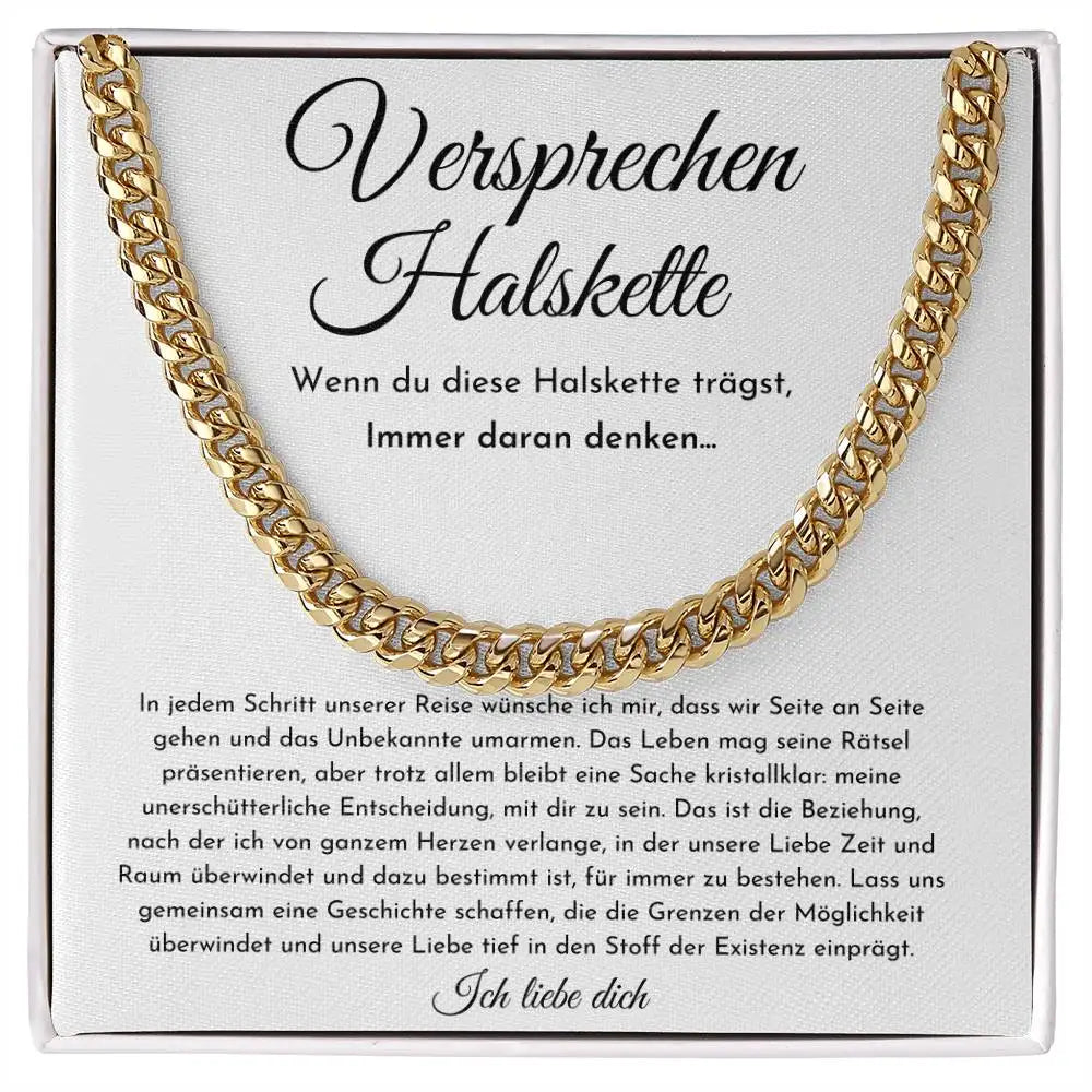Promises Halskette aus Sterling Silber