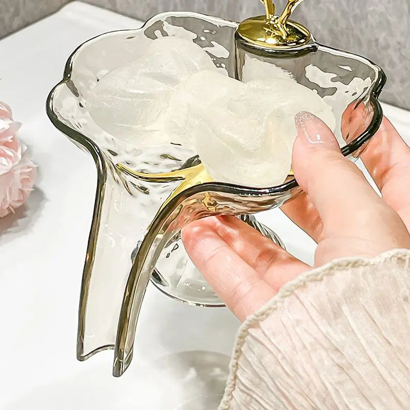 Luxury Deer Soap Box Toilet Soap Box Ins Home Bathroom Soap Storage Drain Storage Rack Soap Dish