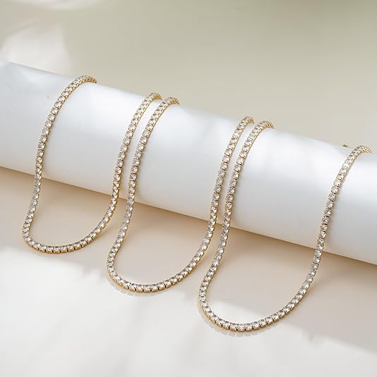 Tennisketting | Gold
