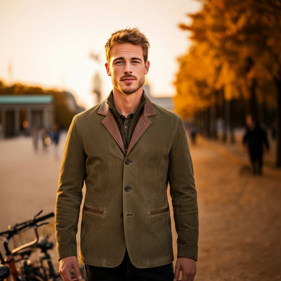 Adrian | Stylish suede jacket