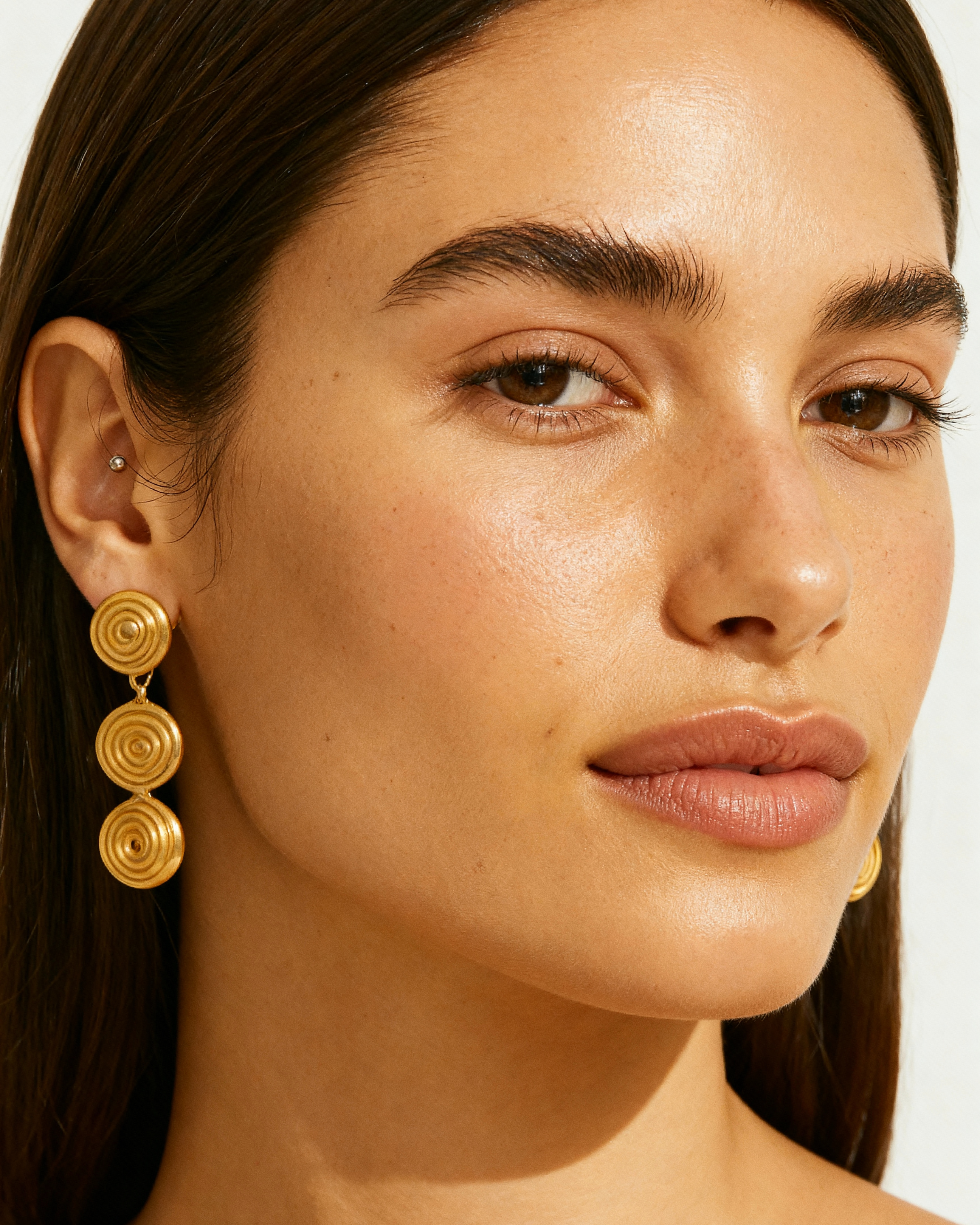 Valencia Spiral Drop Earrings