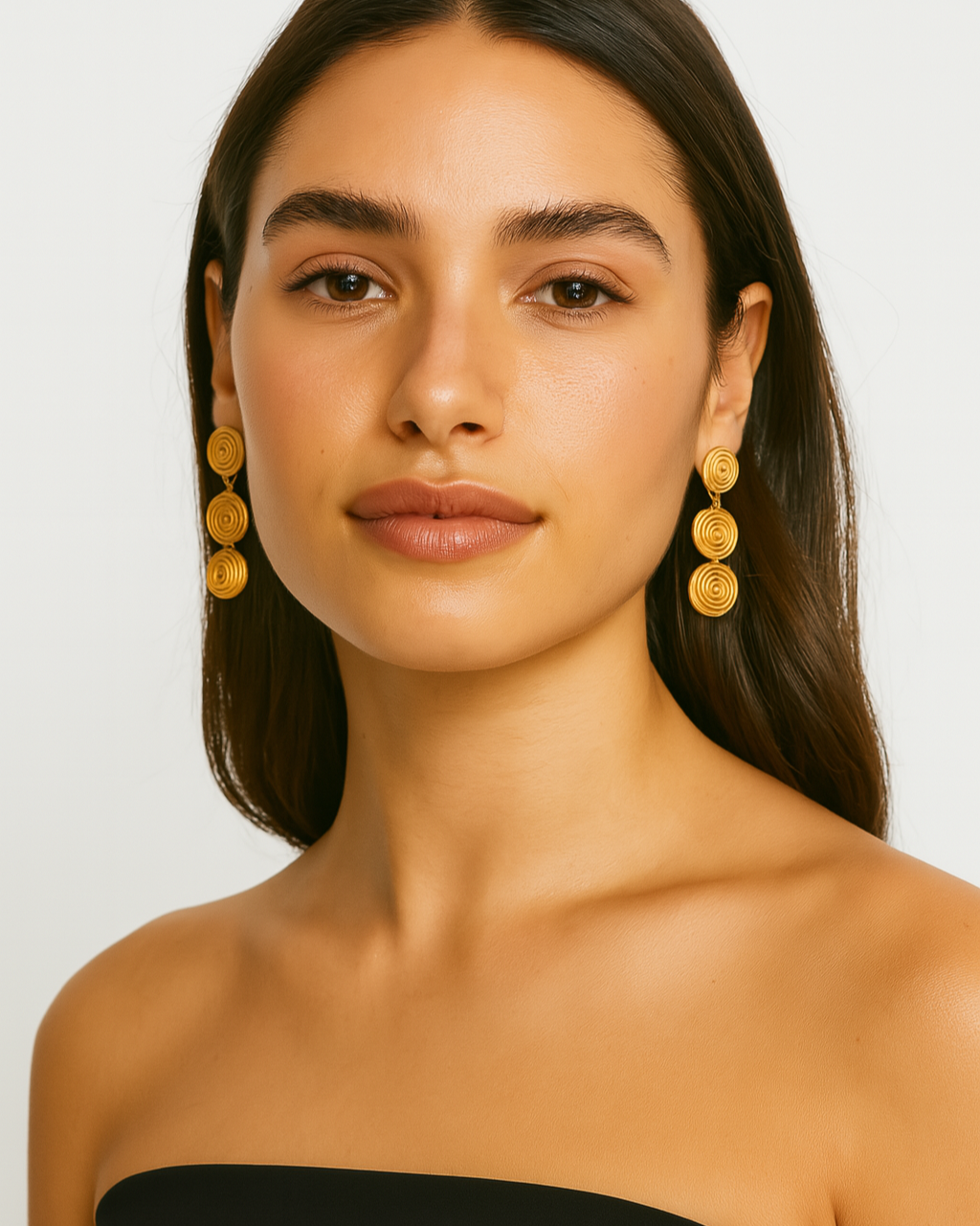 Valencia Spiral Drop Earrings