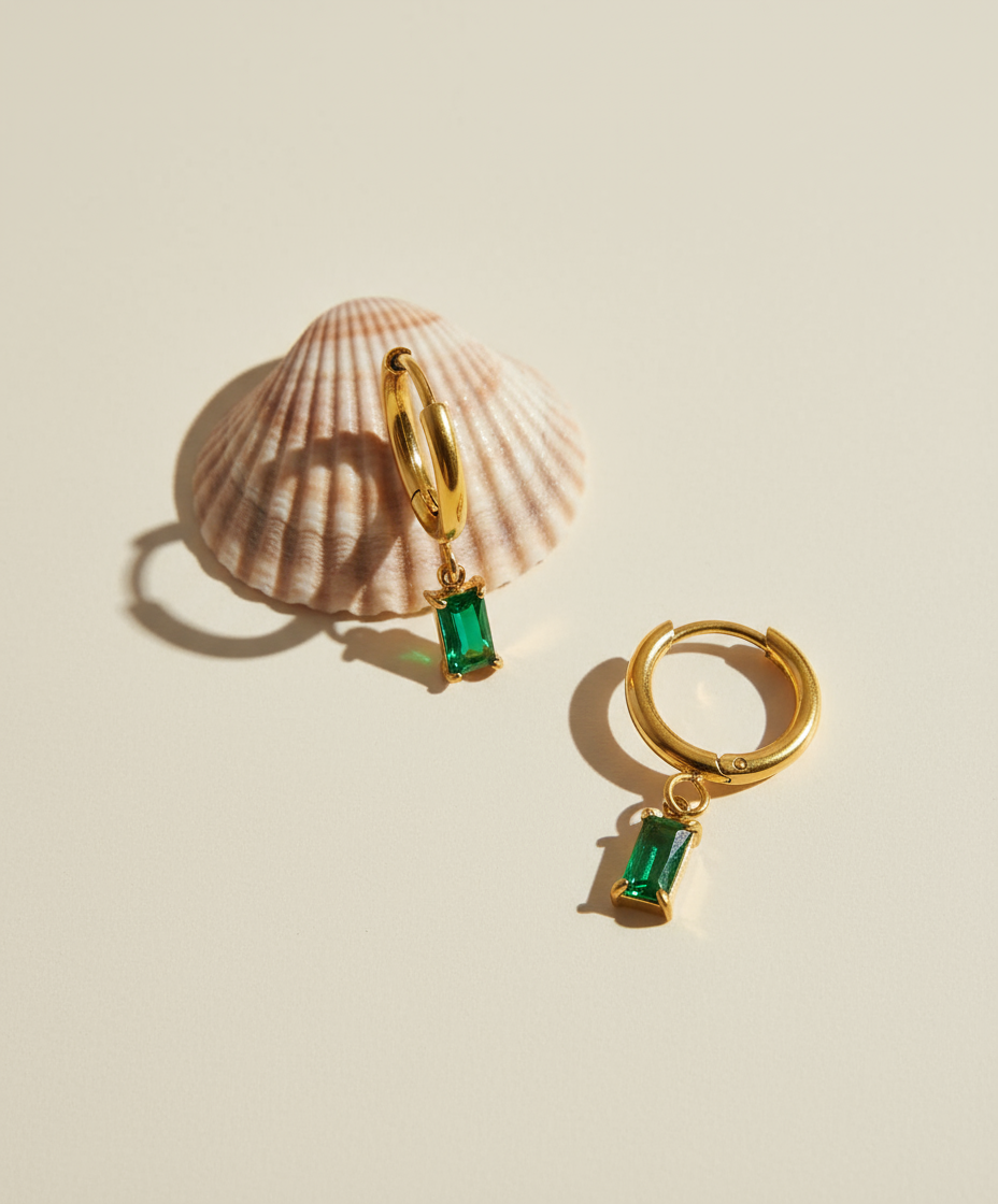 Smaragd-Ohrringe