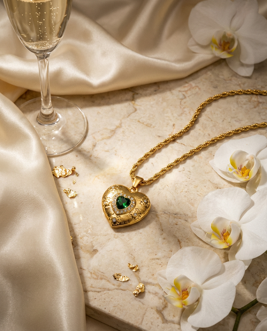 Mía Grüne Halskette