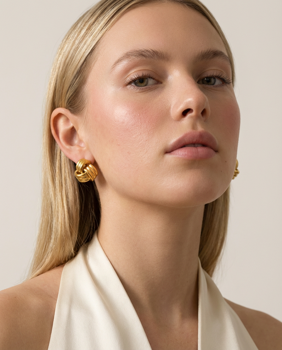 Die Knoten-Ohrstecker