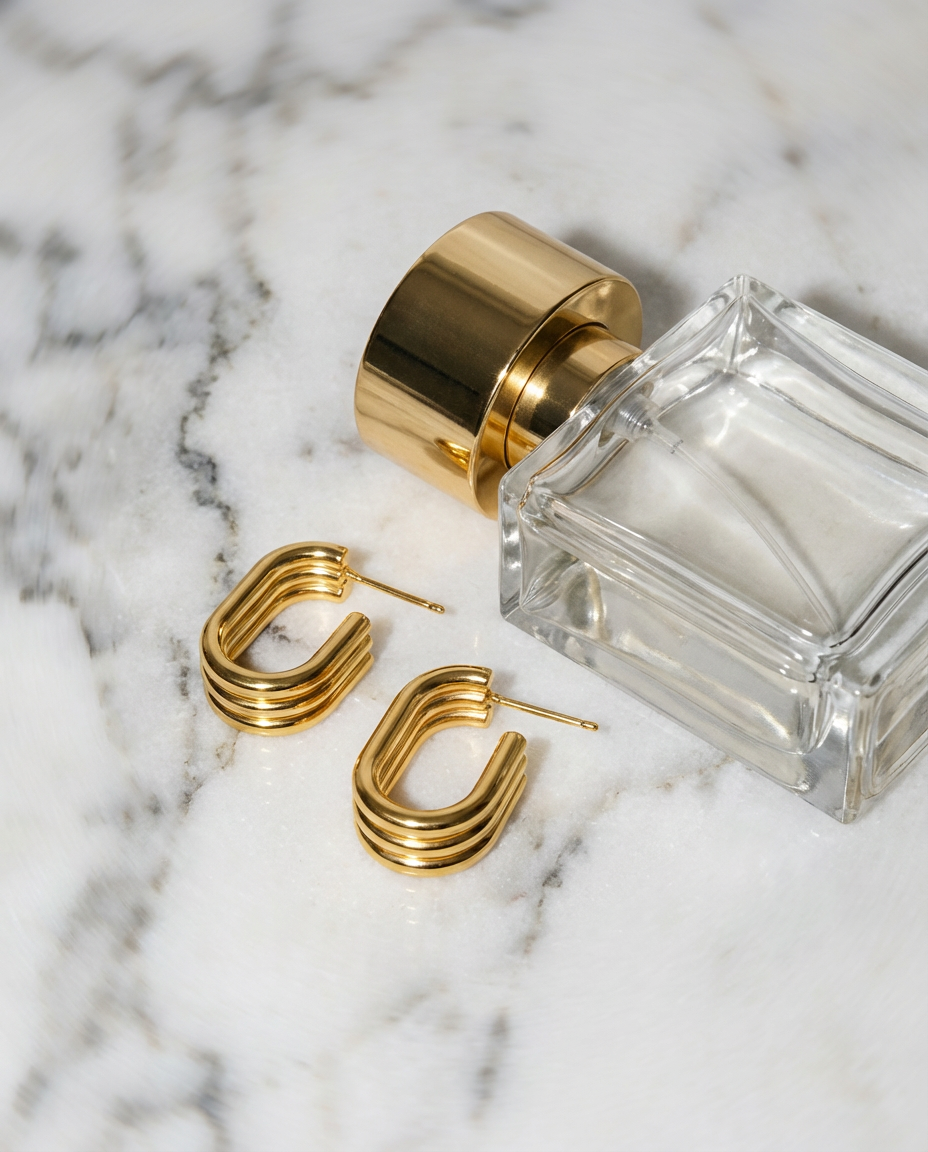 Serenity Hoop Earrings