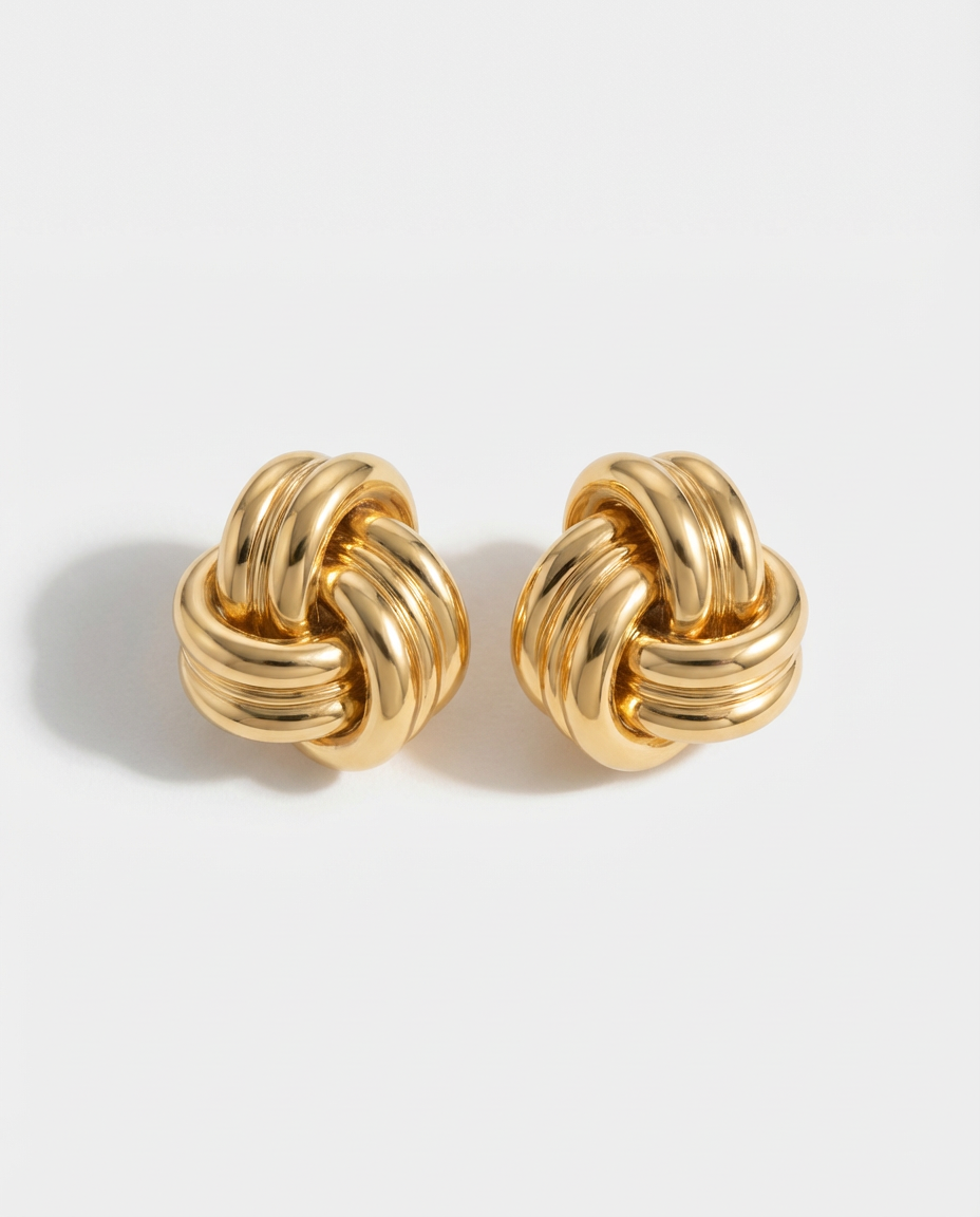 The Knot Stud Earrings