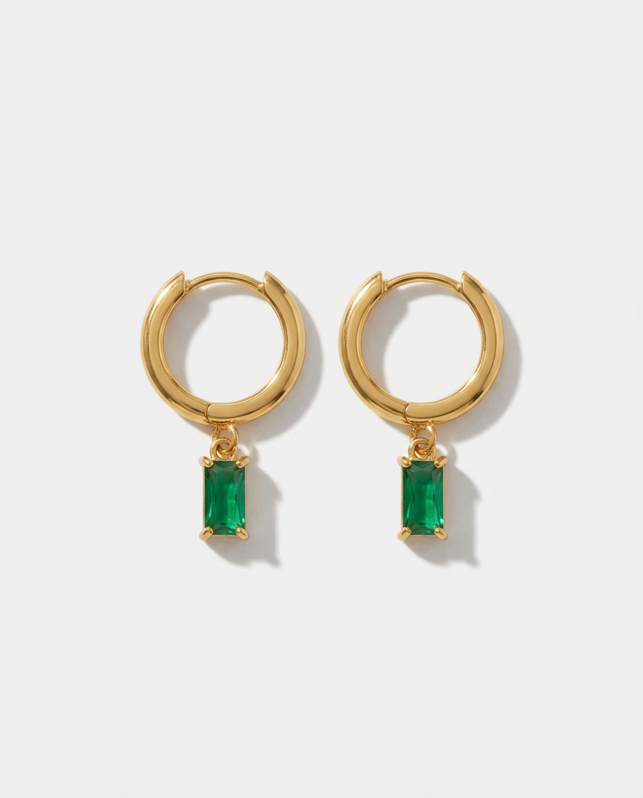 Emerald Earrings