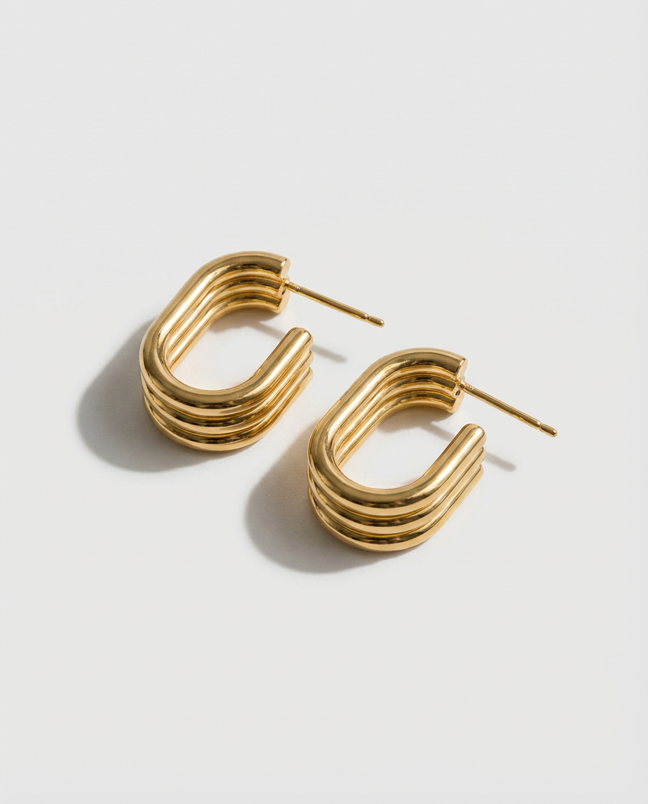 Serenity Hoop Earrings