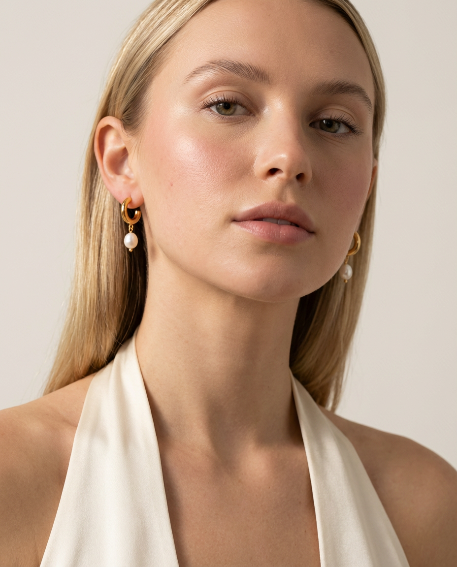 Perle Lune Earrings