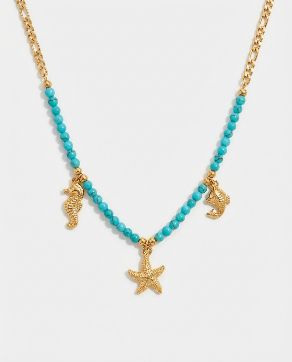 Halskette mit Marina-Ozean-Charm