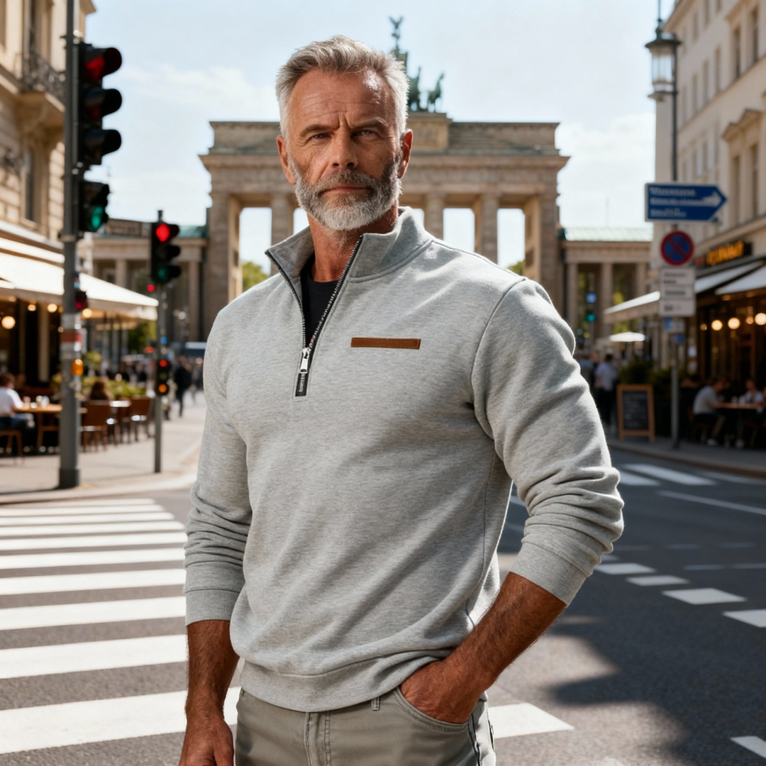 Lars | Premium Half-Zip Pullover aus Fleece