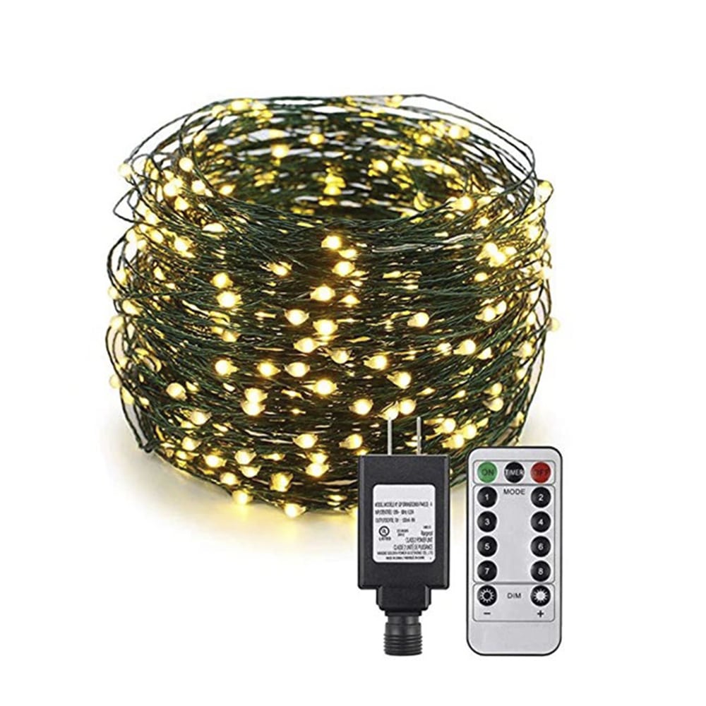 Fjernstyret LED Lyskæde – 30/40/50 m