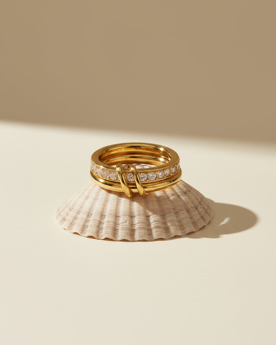 Camille Stacked Diamond Ring