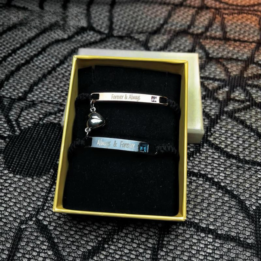 Magnetische Herzarmbänder für Paare