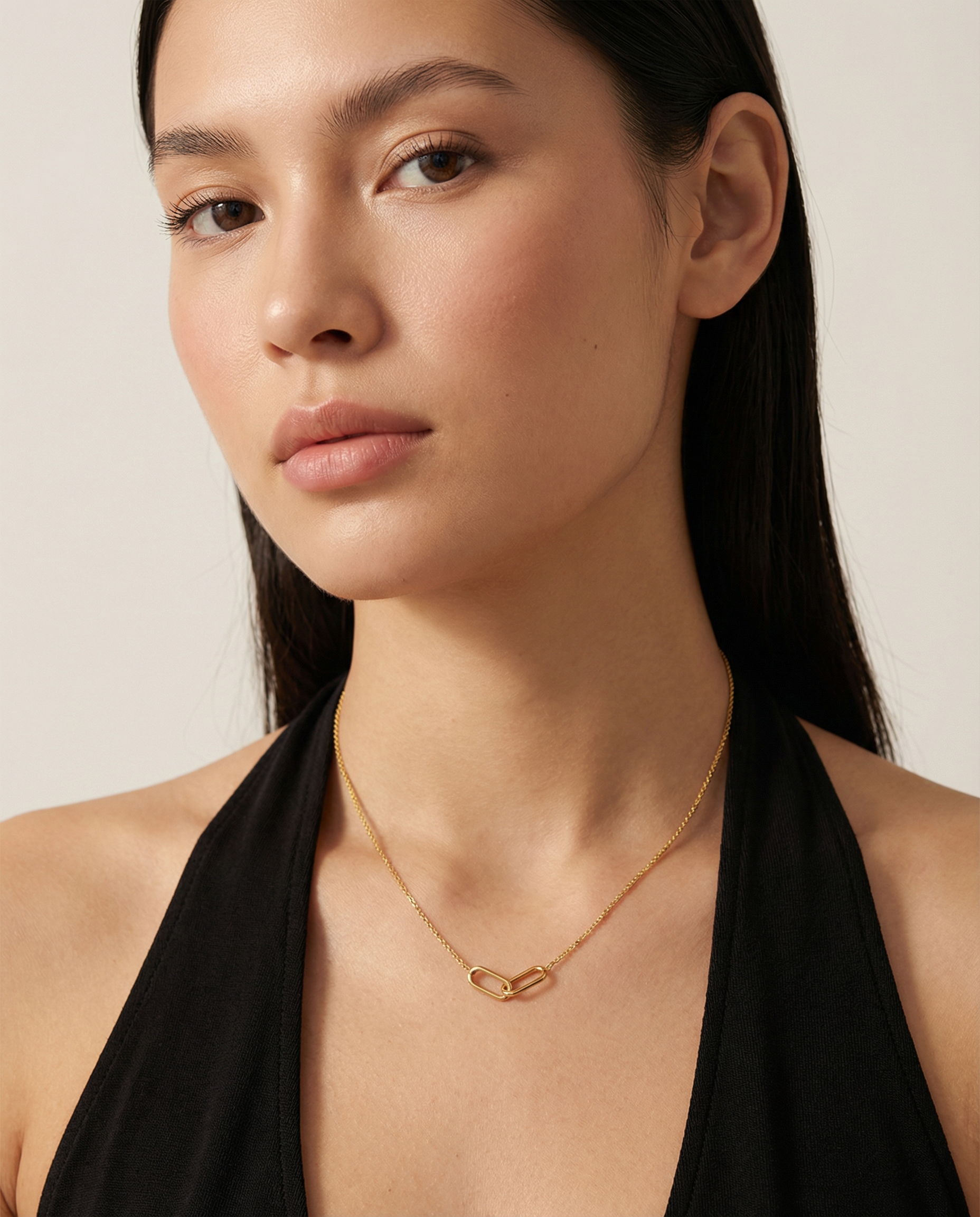 Sienna Paperclip Layered Necklace