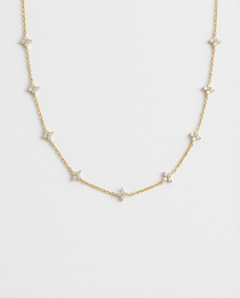 Clover Glow Halskette