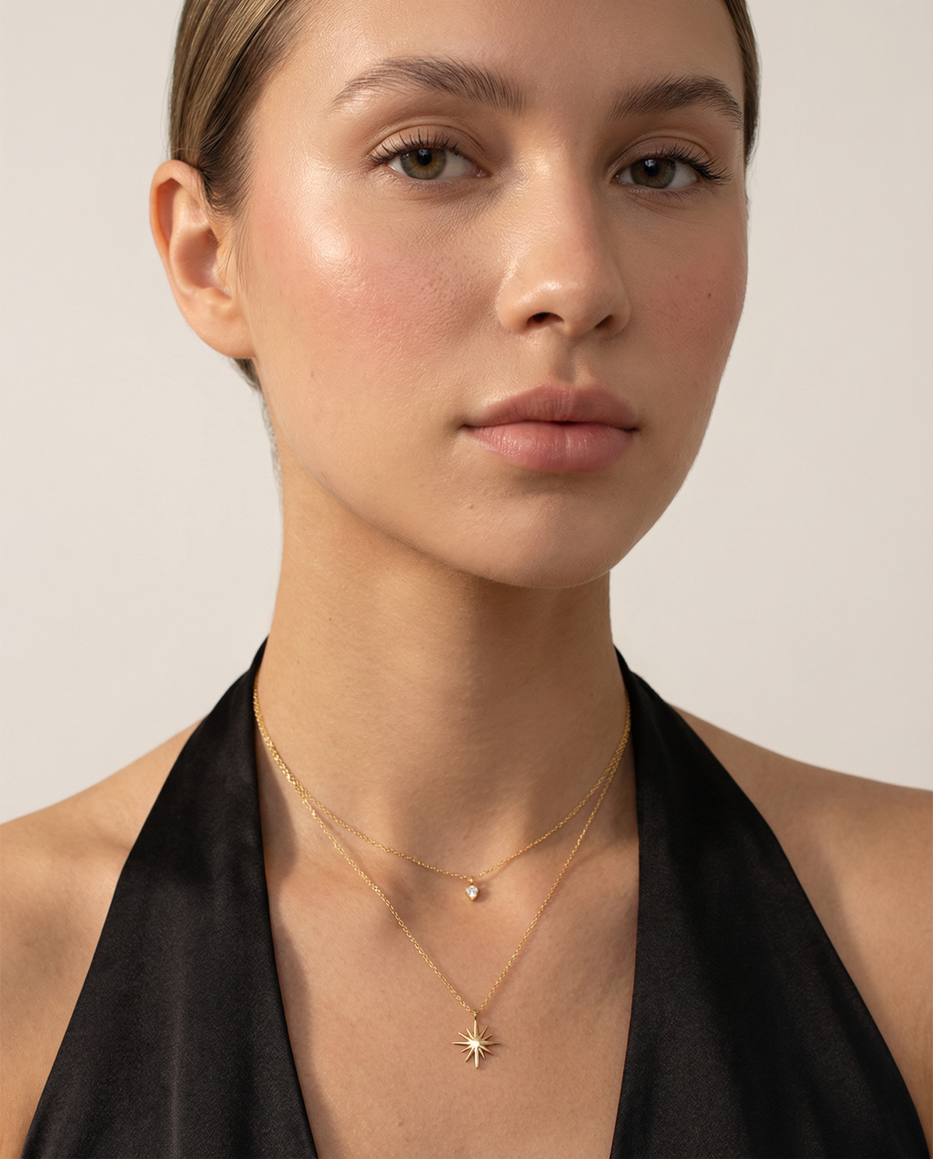 Luna Double Star Necklace