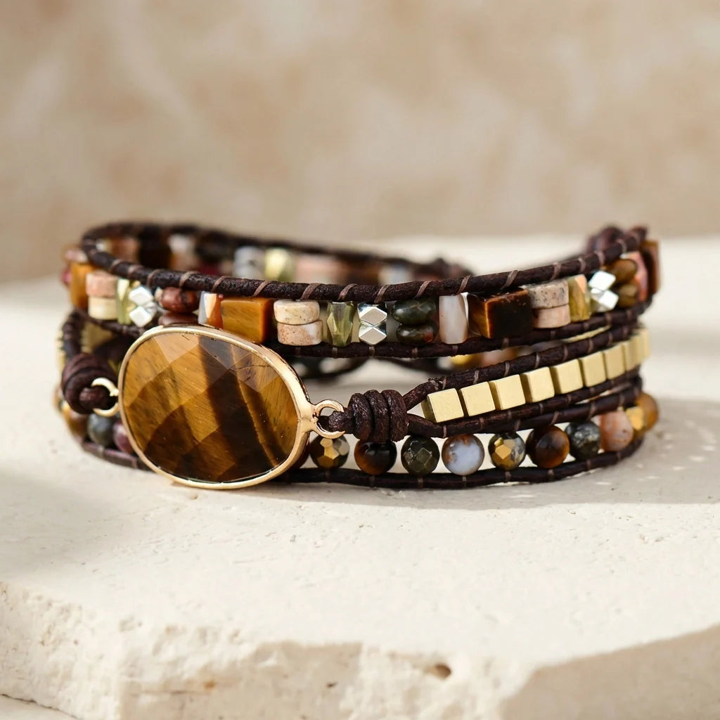 Tigerauge Armband