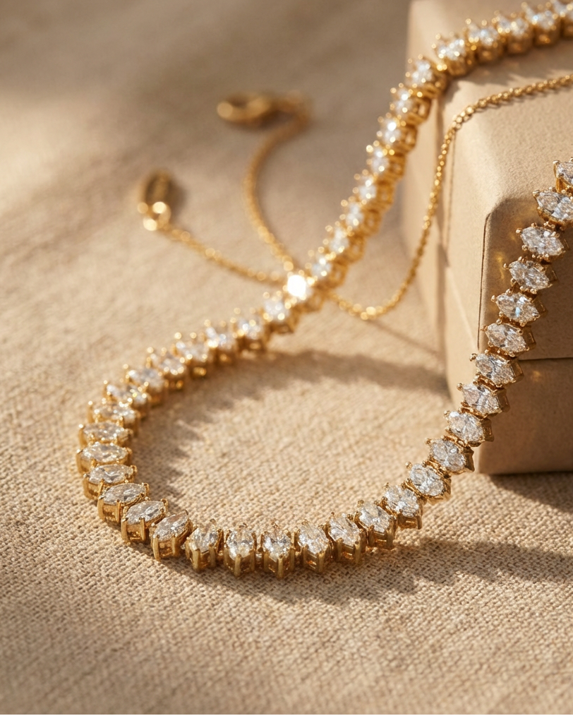 Nina Tennis Necklace