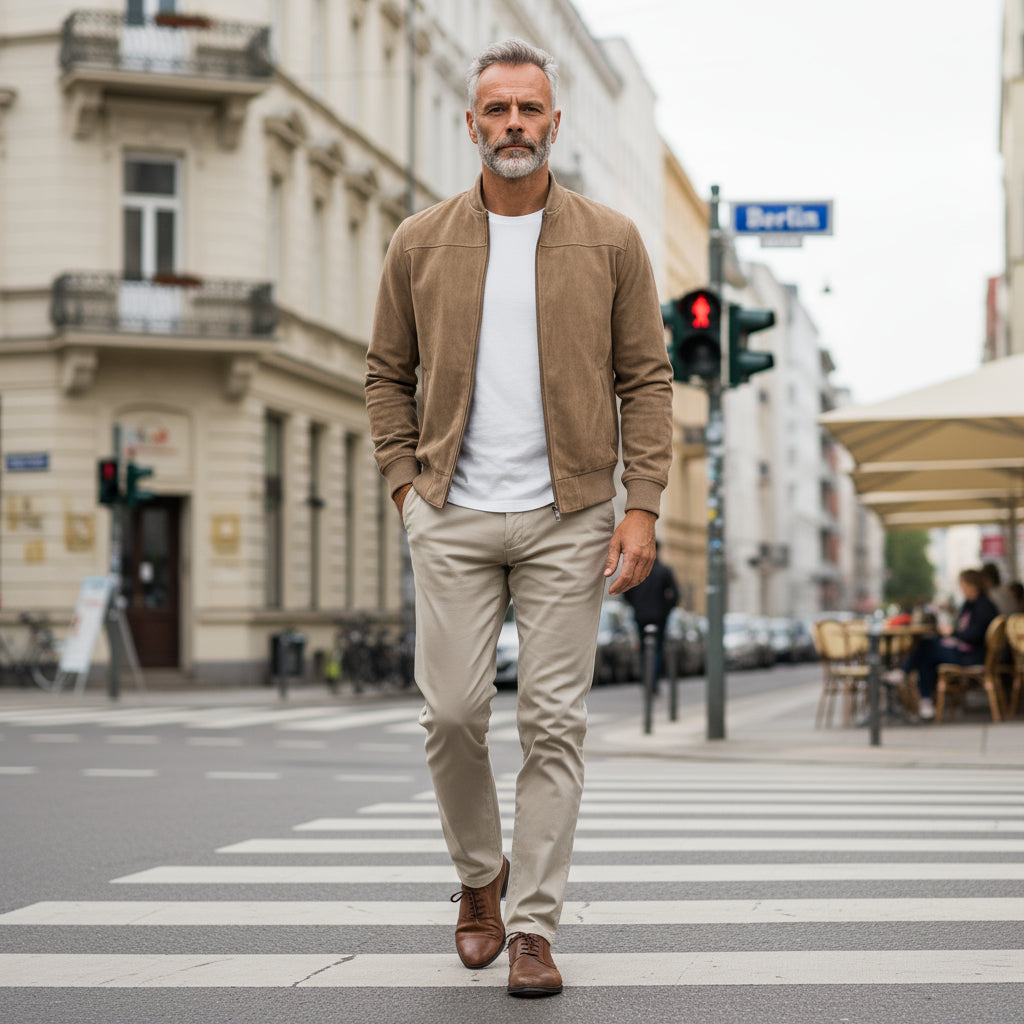 Markus | Wildleder-Bomberjacke