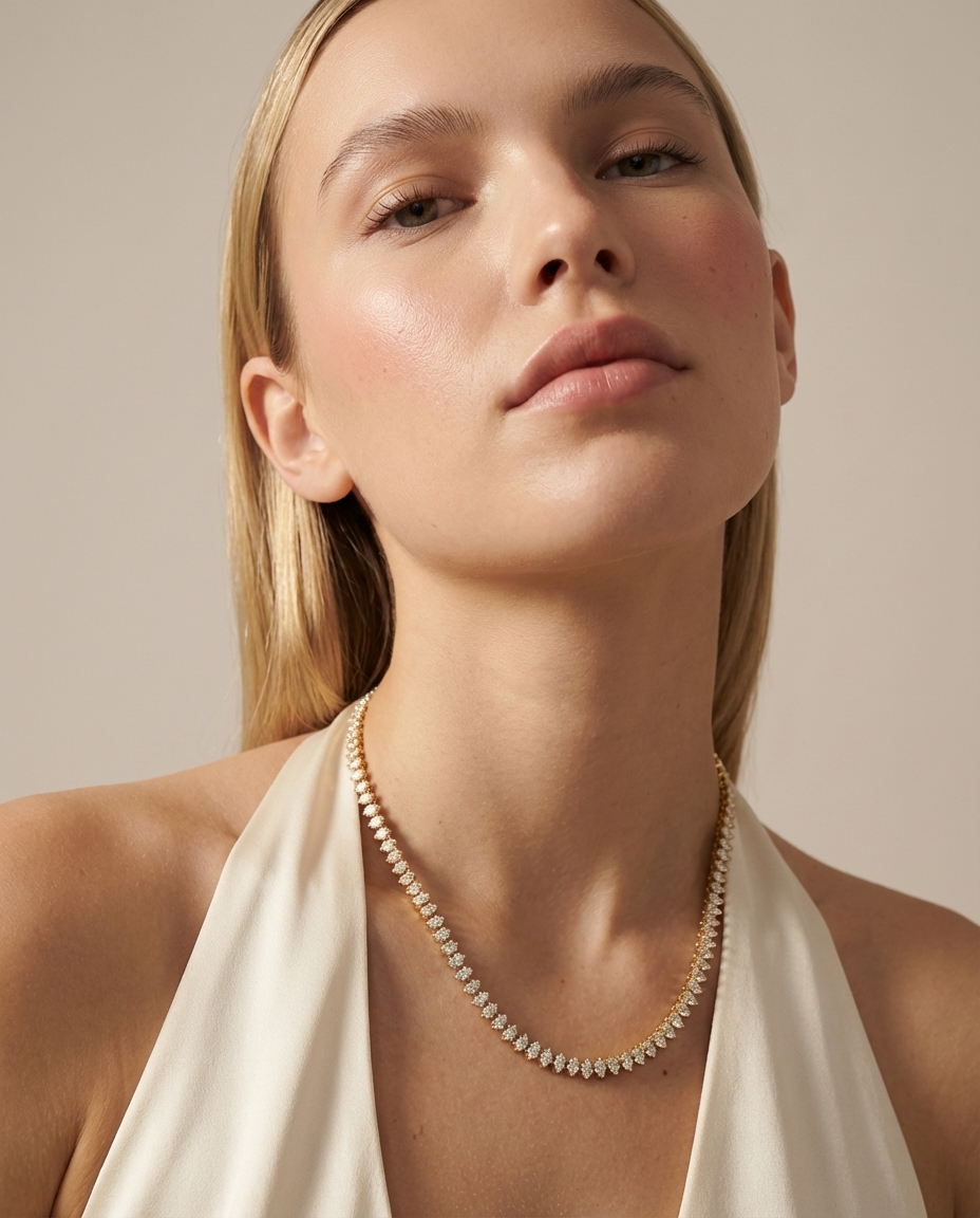 Nina Tennis Necklace