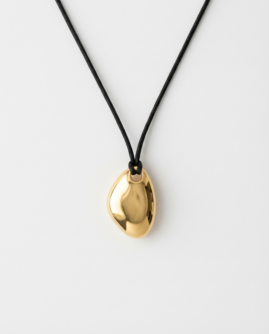 Kiesel-Anhänger-Halskette