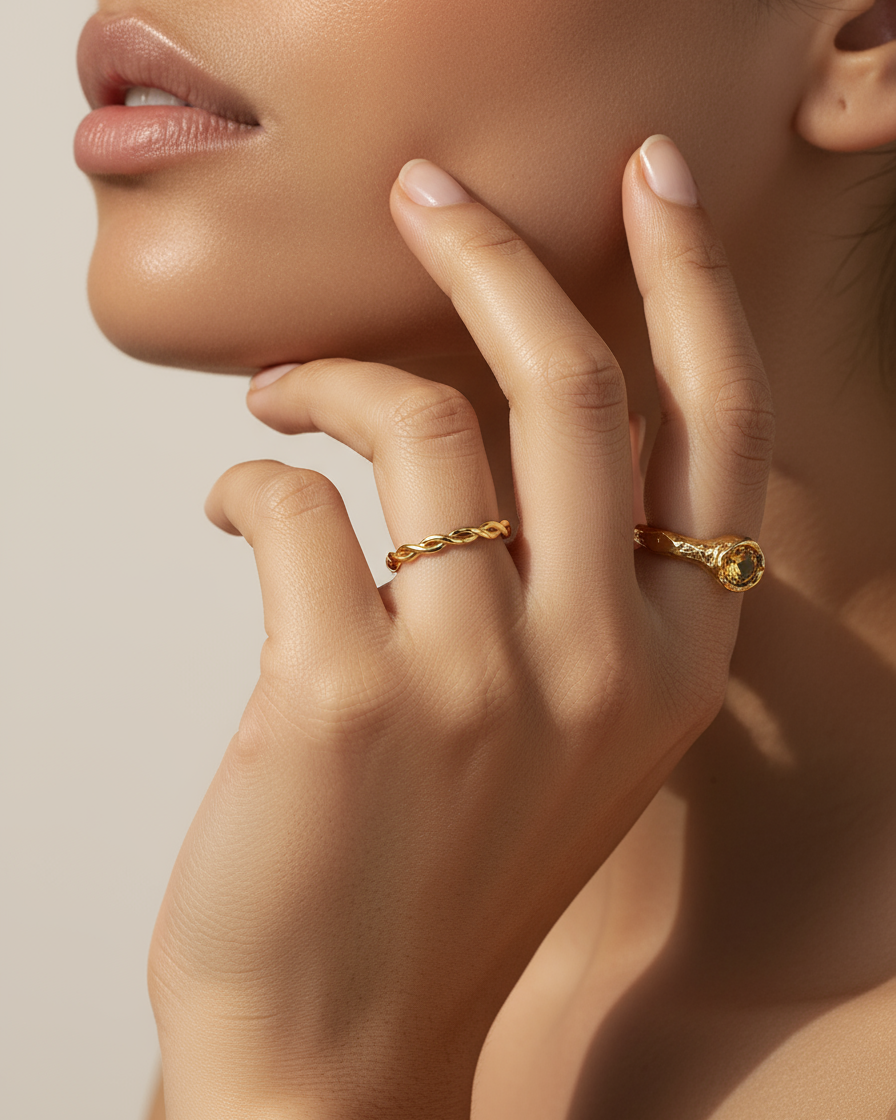 Soleia Citrine Ring