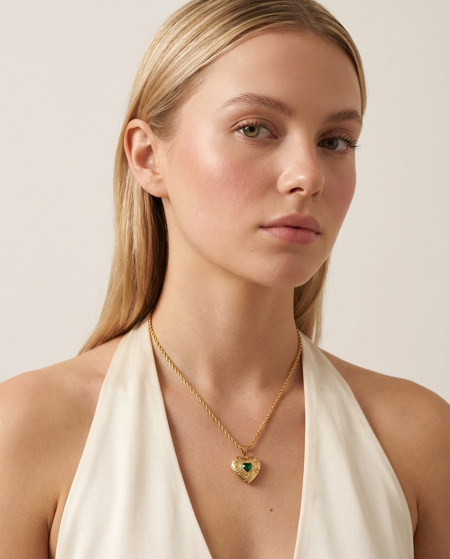 Mía Grüne Halskette