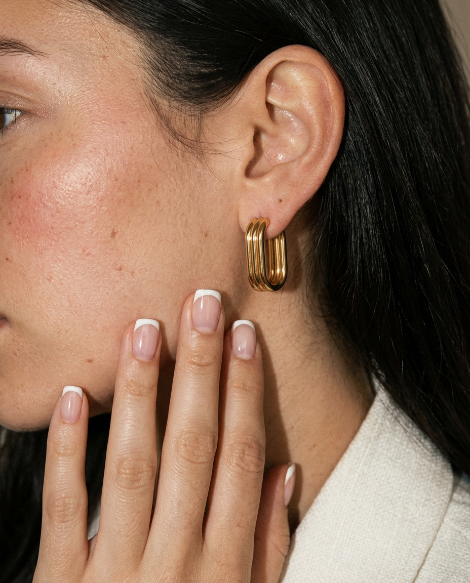 Serenity Hoop Earrings