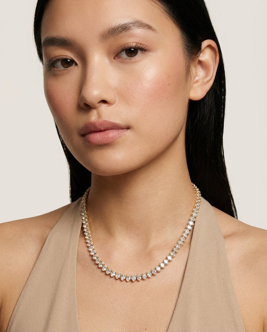 Nina Tennis Necklace
