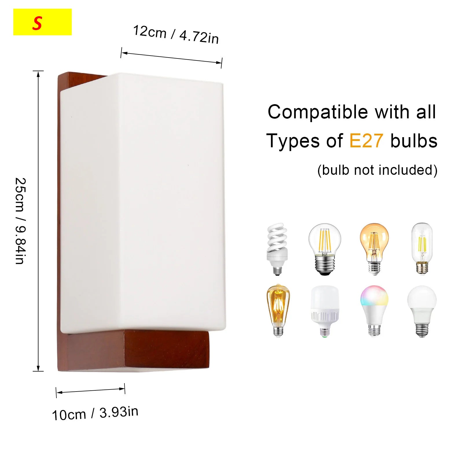 Moderne Trævægslampe – G9 LED